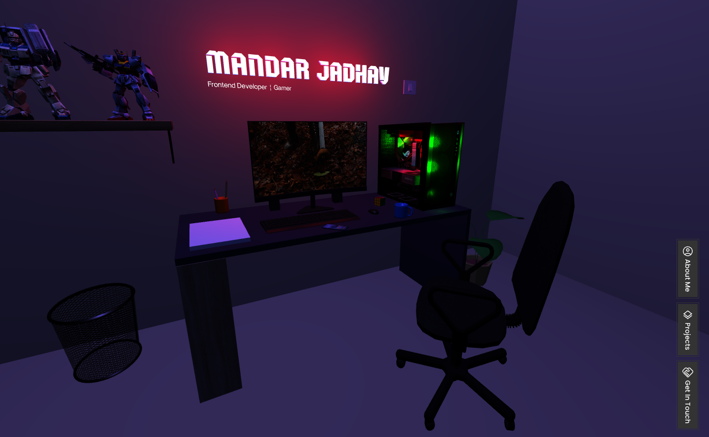 3D Portfolio Websit (WIP)